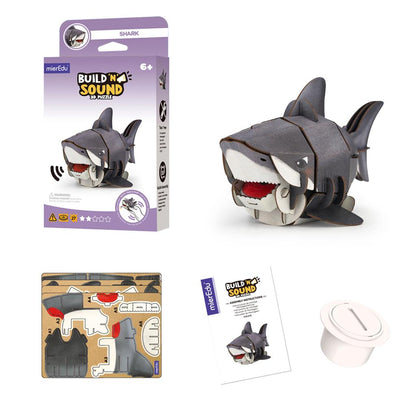 Rompecabezas de construcción 3D - Tiburón