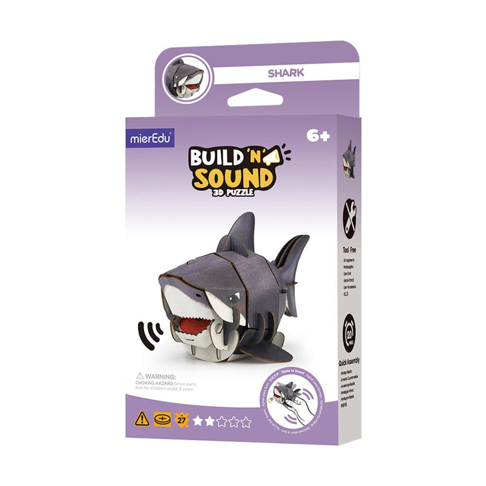 Puzzle de construção 3D - Tubarão