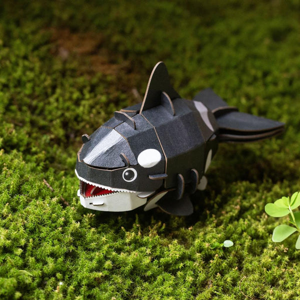Puzzle 3D de construção - Orca