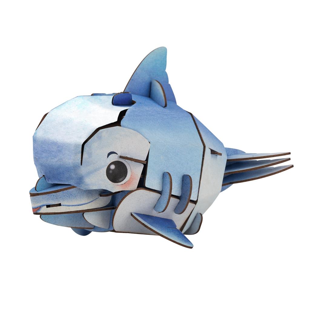 Puzzle 3D Construction - Dauphin