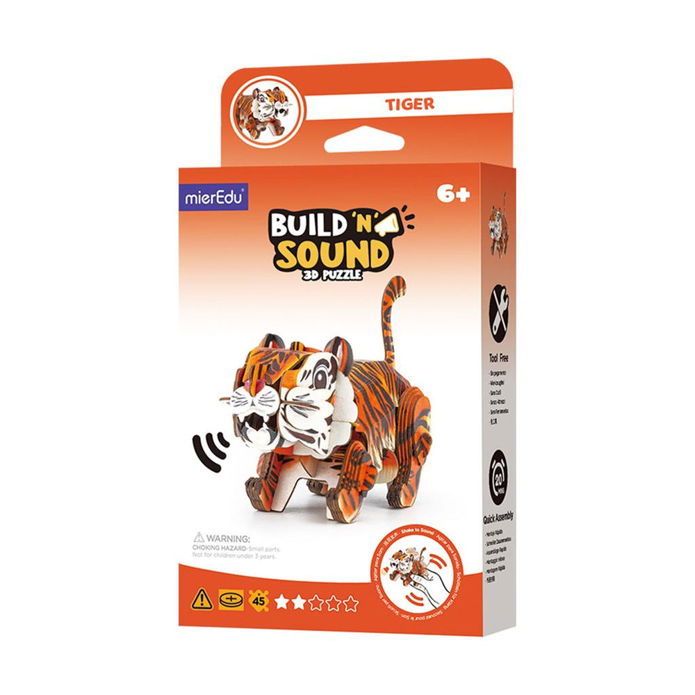 3D-puzzelconstructie - Tijger
