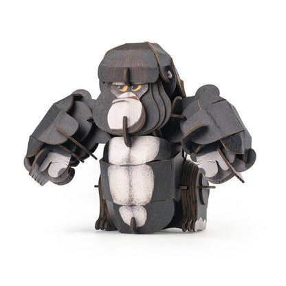 3D Construction Puzzle - Gorilla
