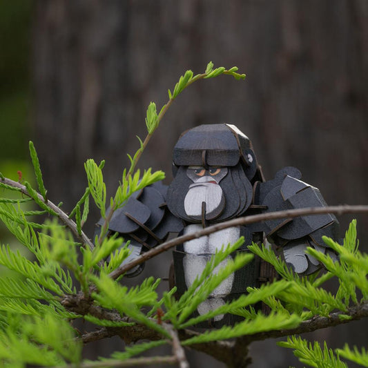 Rompecabezas de construcción 3D - Gorila