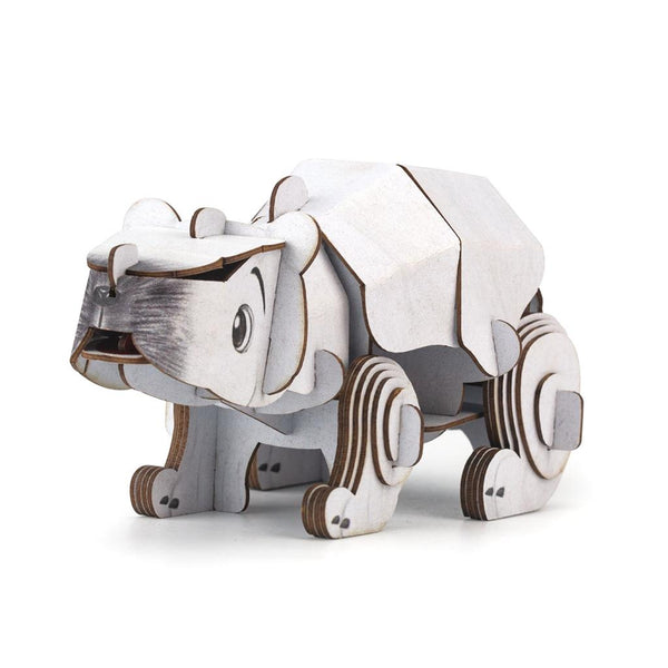 Puzzle de construção 3D - Urso Polar