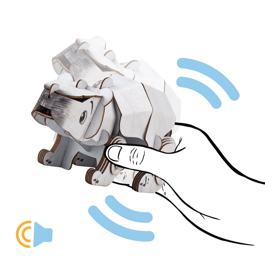 3D Construction Puzzle - Polar Bear