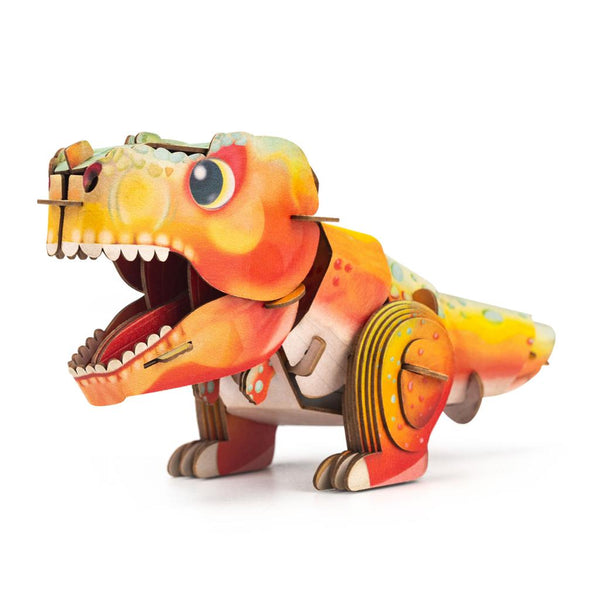 Puzzle 3D de construção - Tiranossauro Rex