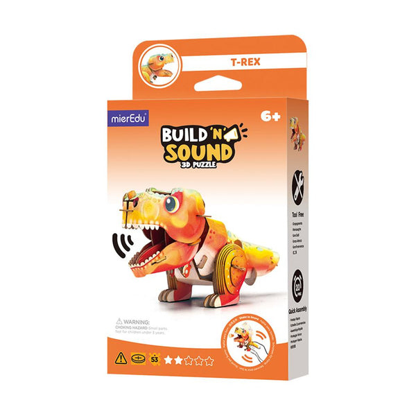 Puzzle 3D de construção - Tiranossauro Rex