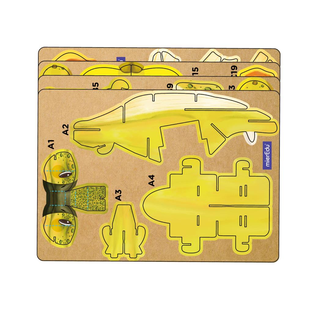 3D Puzzle Construction - Stegosaurus