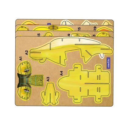3D Puzzle Construction - Stegosaurus
