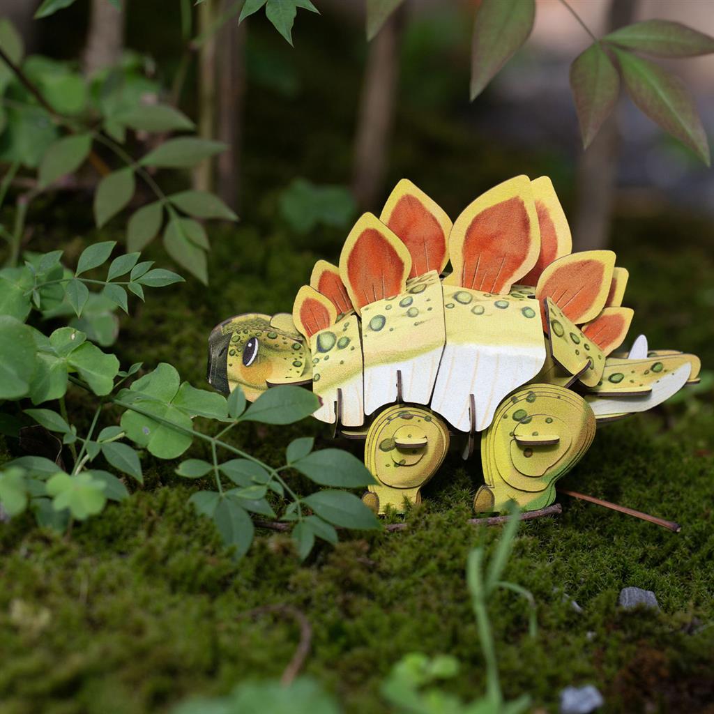 3D Puzzle Construction - Stegosaurus