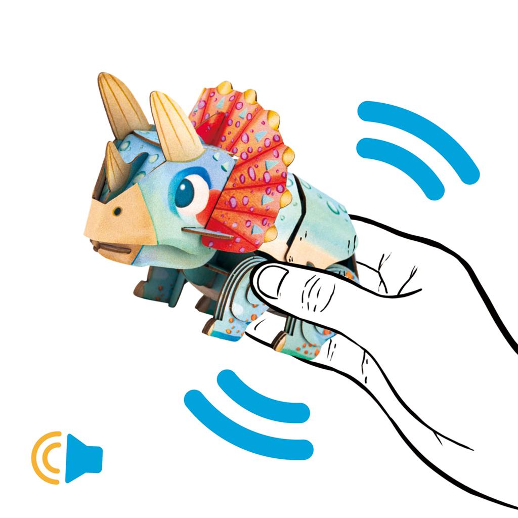 Puzzle 3D Construction - Triceratops