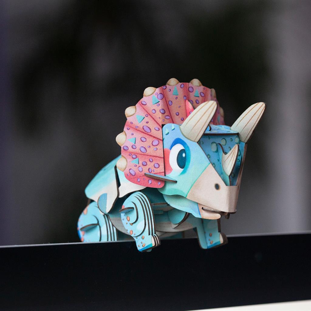 Rompecabezas 3D - Triceratops