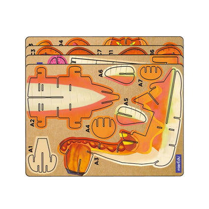 Rompecabezas 3D - Braquiosaurio