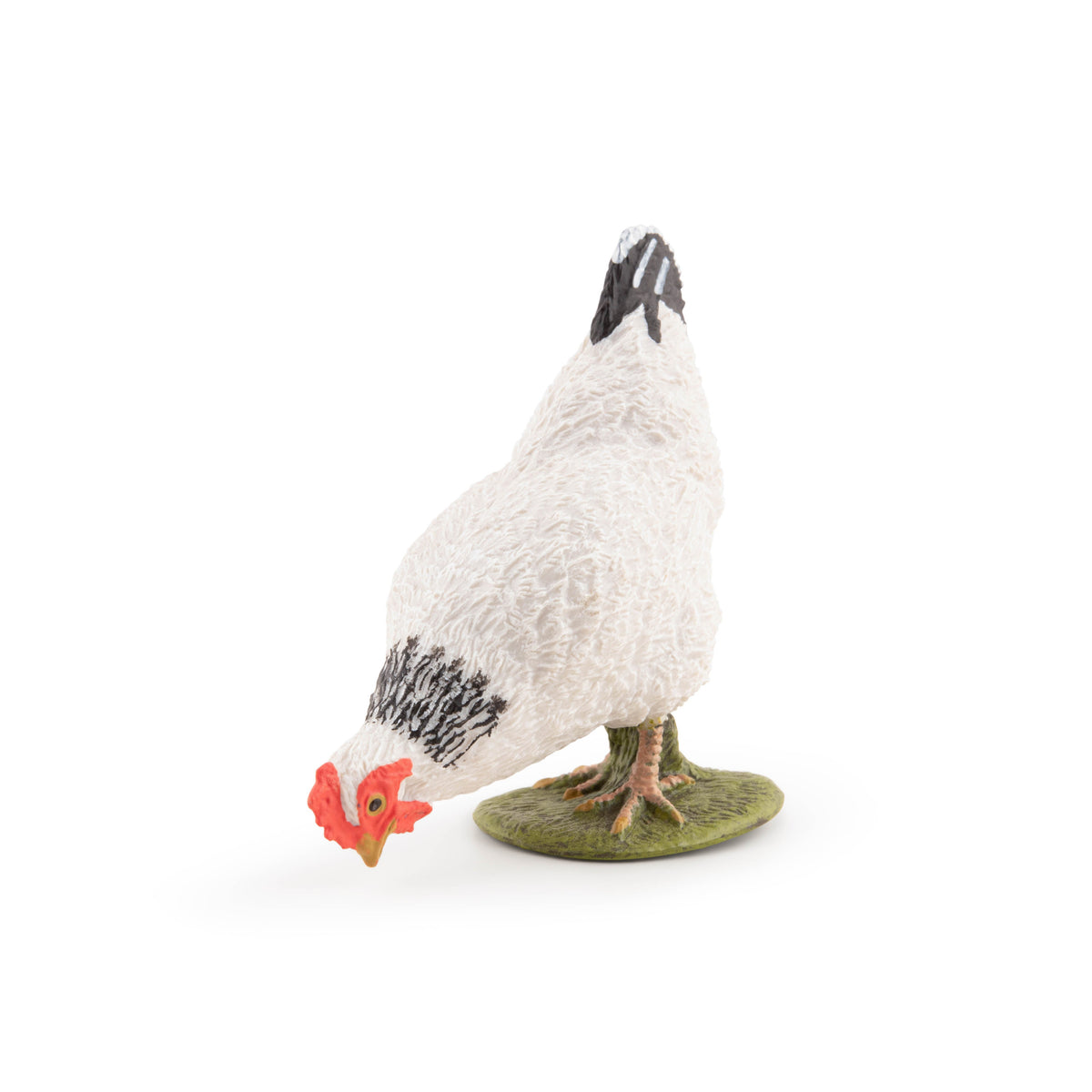 White Hen Pecker Figurine