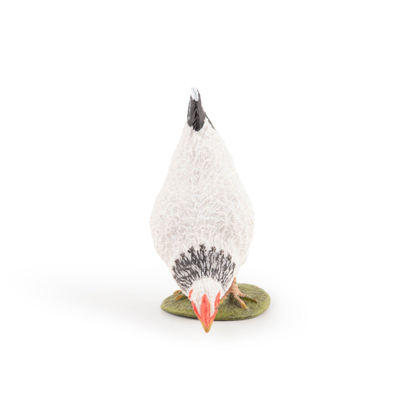 Figurine Poule blanche picorant