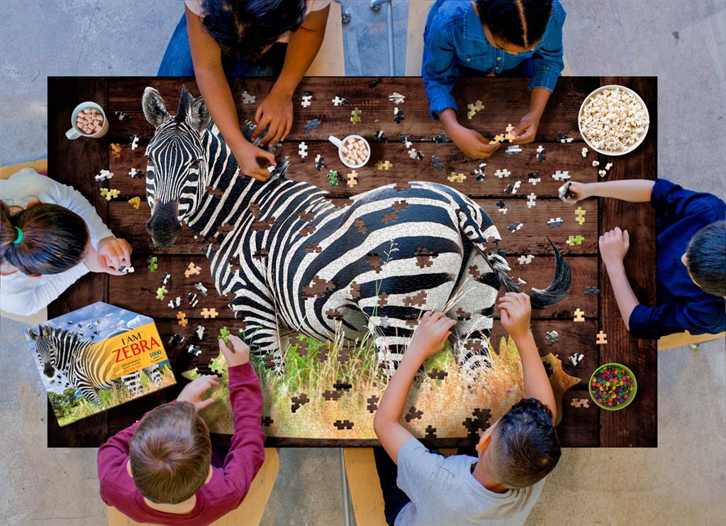 Rompecabezas de cebra