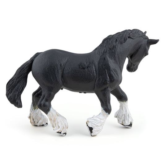 Figurine Etalon shire noir