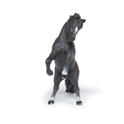 Black Prancing Horse Figurine
