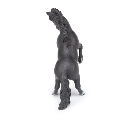 Black Prancing Horse Figurine
