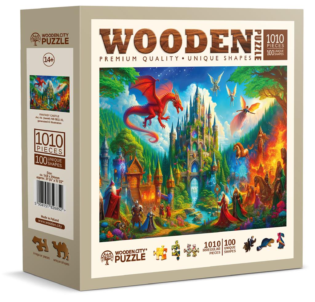 Rompecabezas de castillo fantástico