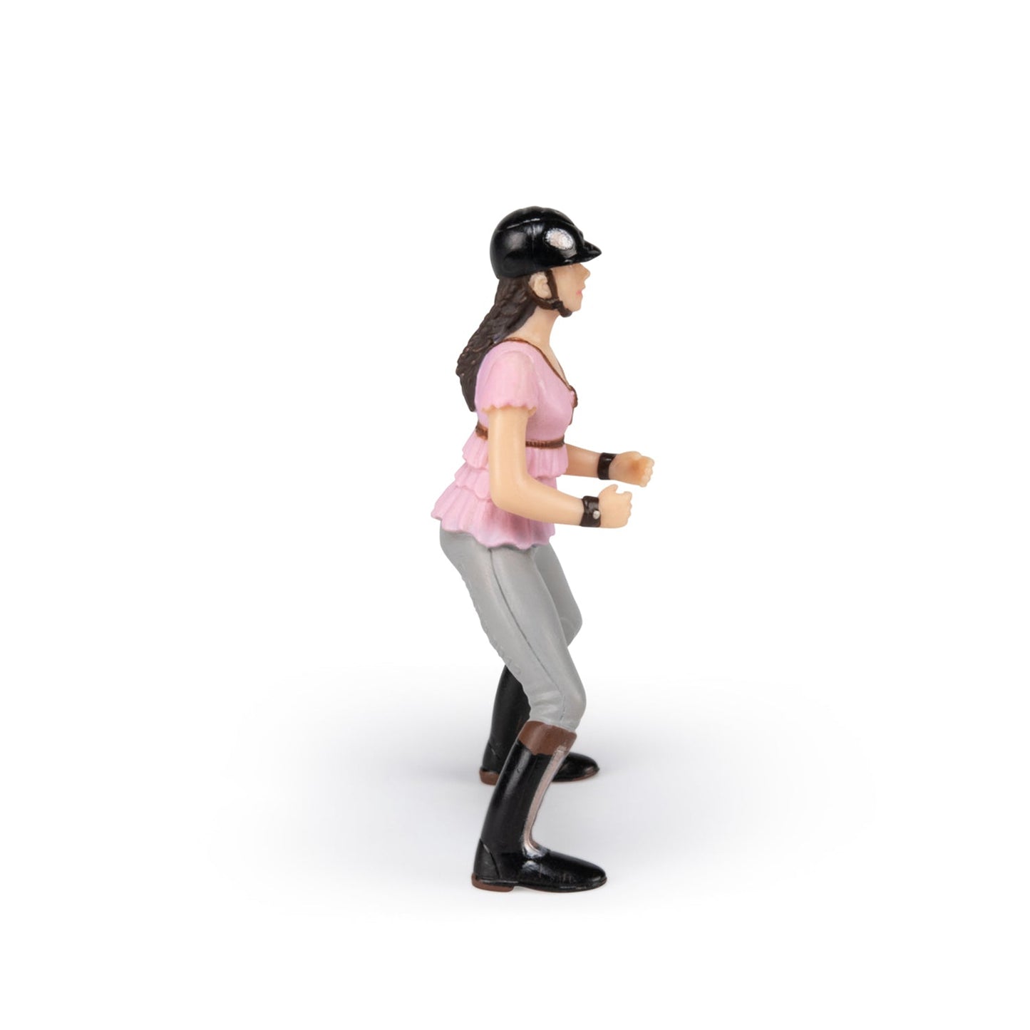 Pink fashion horse rider figurine