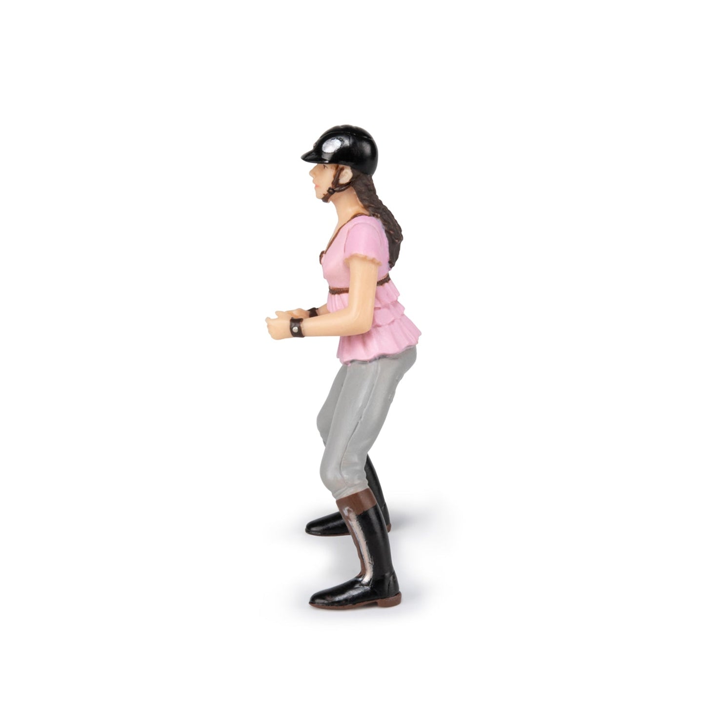 Pink fashion horse rider figurine