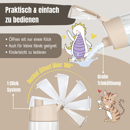 Kids' water bottle, lightweight water bottle - Police Lions
