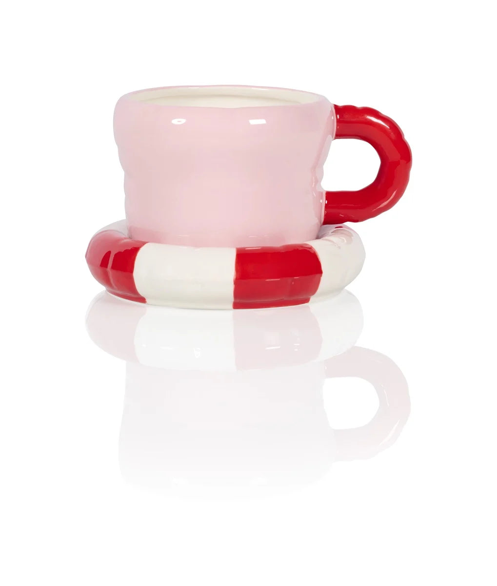 mug flottant rouge bitten