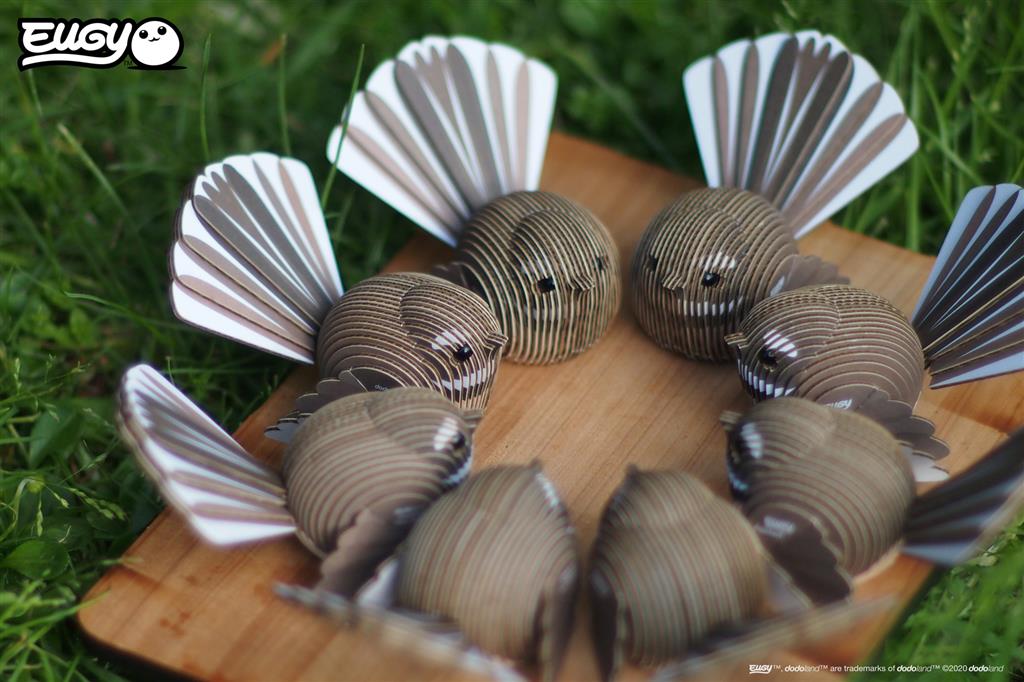 EUGY 3D - Rhipidure à collier