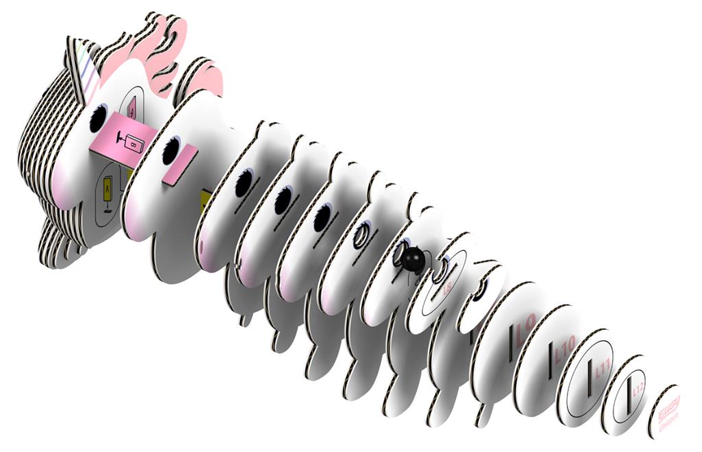 EUGY 3D - Unicornio