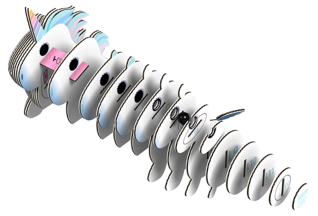 EUGY 3D - Licorne Ciel