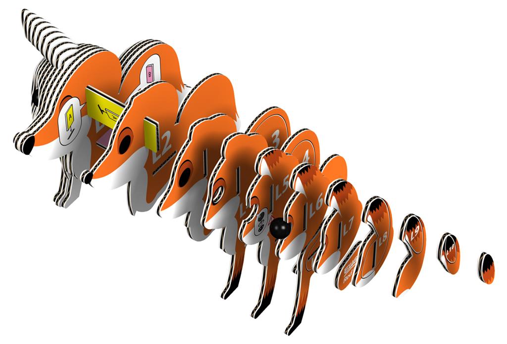 EUGY 3D - Zorro Rojo