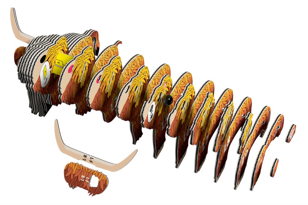 EUGY 3D - Highland Cow