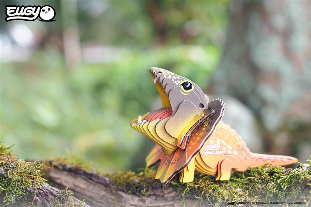 EUGY 3D - Lagarto de cuello volante