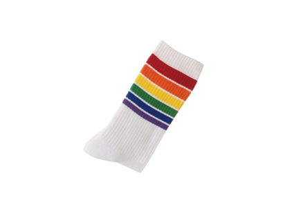 Rainbow Striped Socks