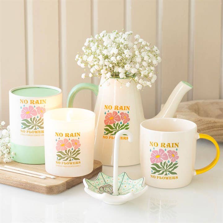 Mug “No Rain No Flower”