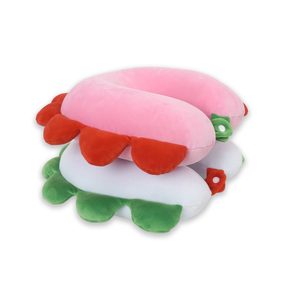 Coussin de Voyage 3d Pétale Bleu Clair