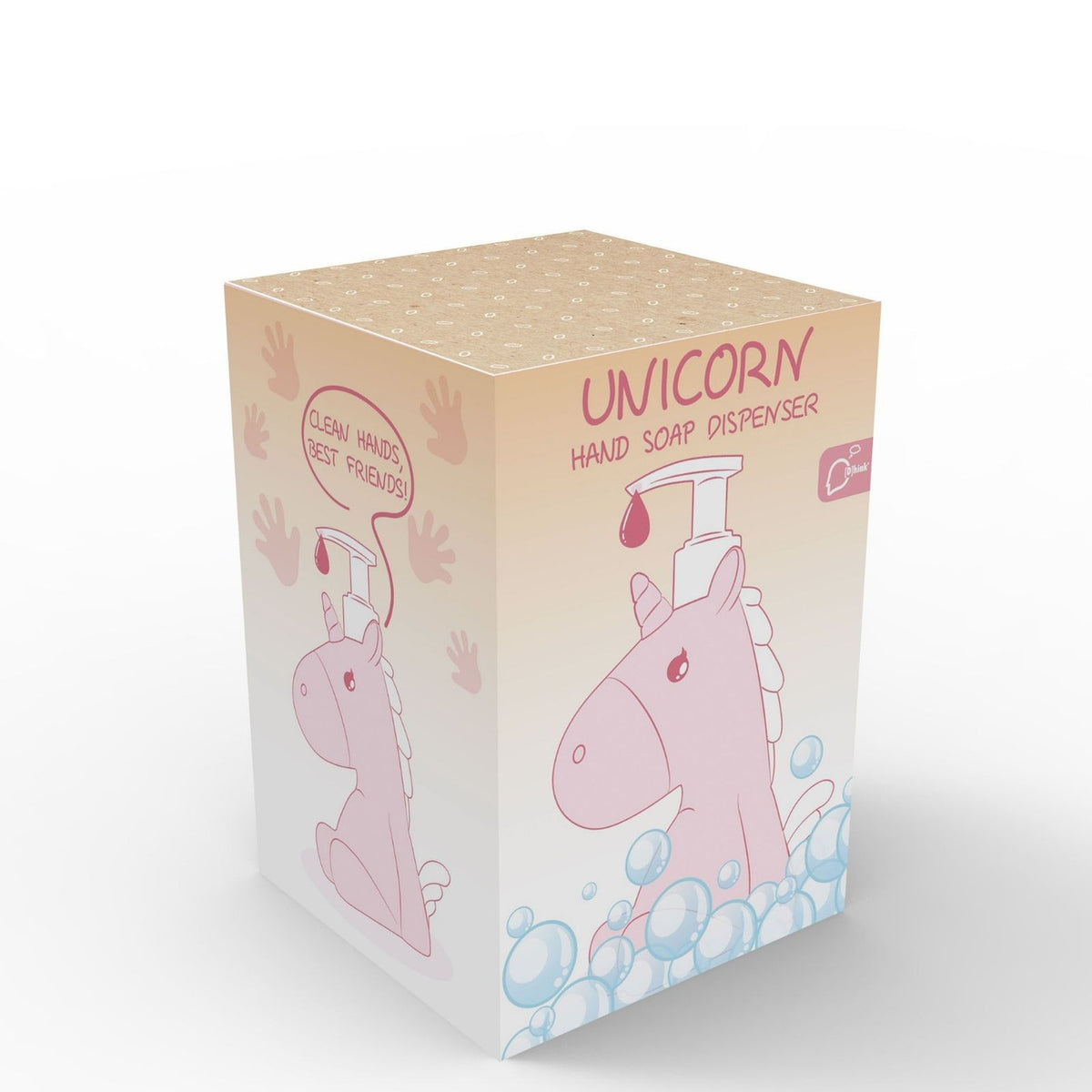 Dispenser di Sapone Unicorno Rosa