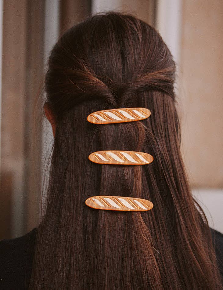 Presilha de cabelo baguete parisiense