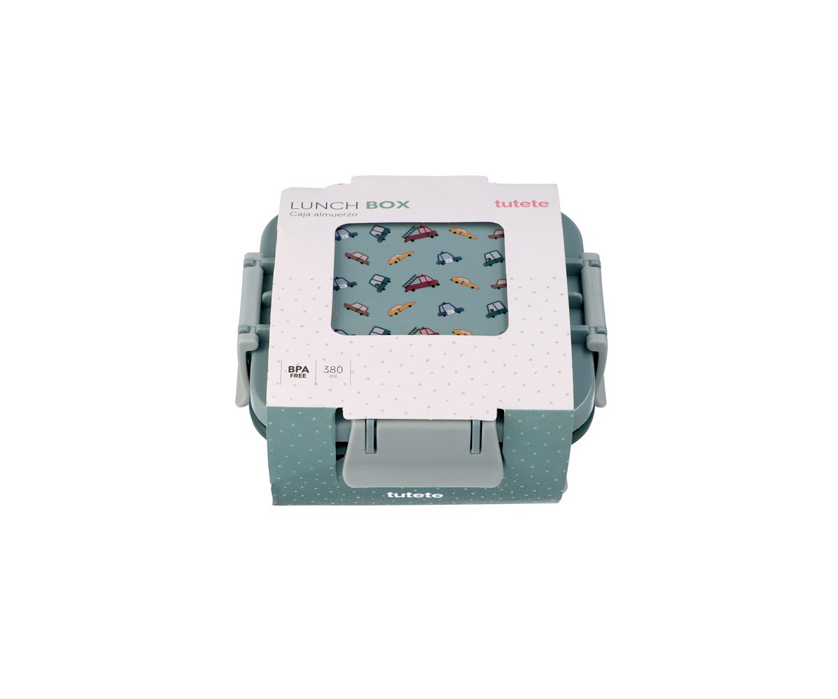 Lonchera con forma de coche clásico