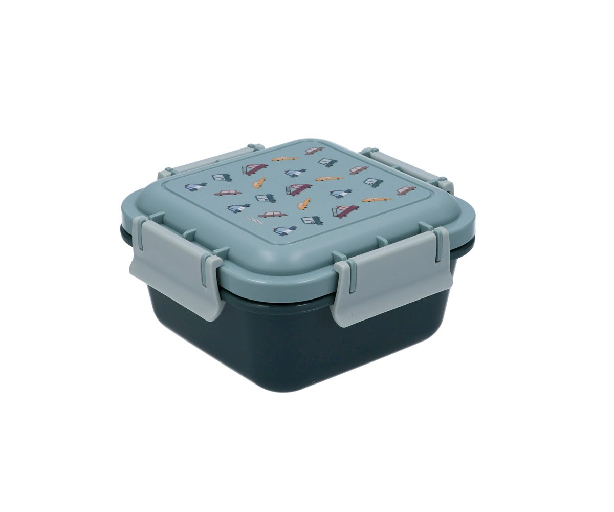 Lonchera con forma de coche clásico