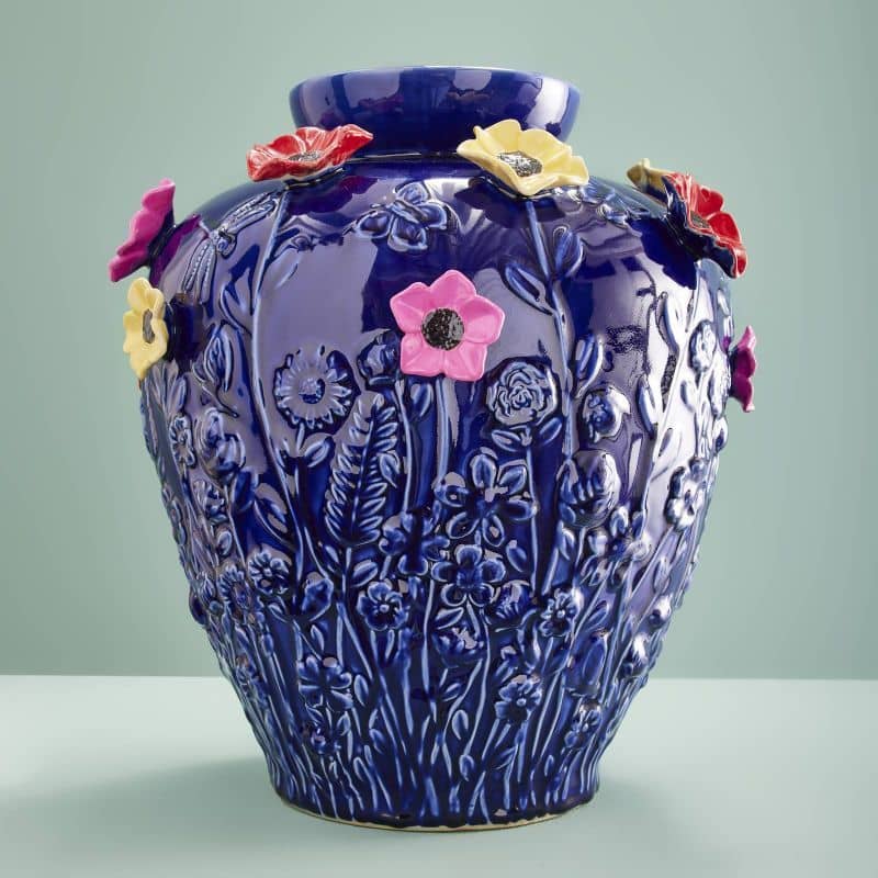 Primavera Blue Vase