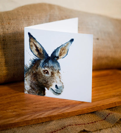 Burro Acuarela Tarjetas de felicitación