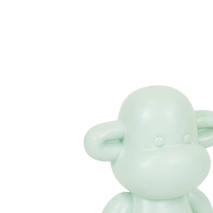 Ornament - Monkey Figurine 'The Legend' - Polyresin - Mint Green - 11x7x19cm