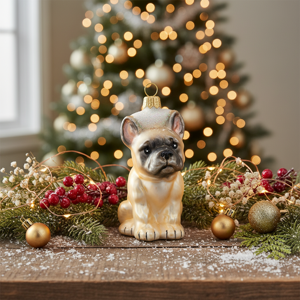 Pallina di Natale Bulldog