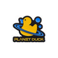 Pin de pato amarillo "Planeta Pato"