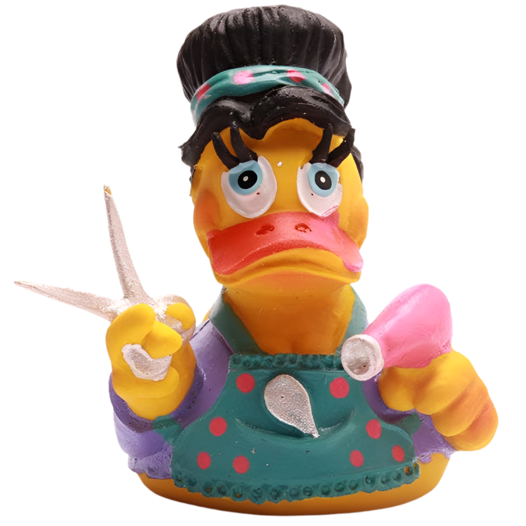 Cabeleireiro Pato - Roxo
