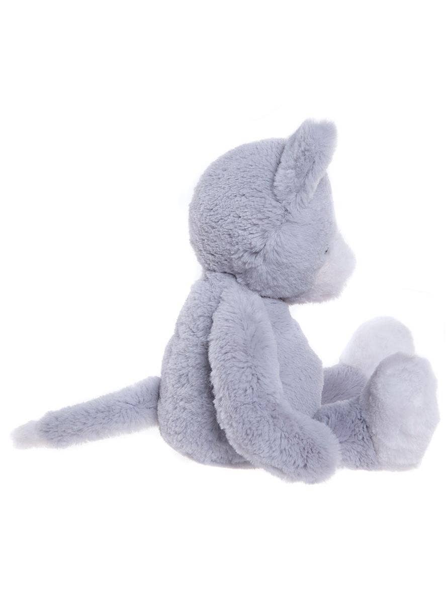 Urso e Eu Puddy, o Gatinho Cinza Nublado de Peluche