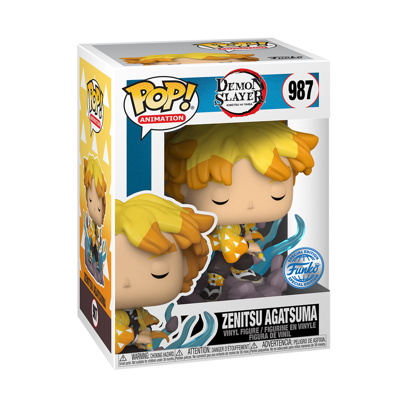 Pop! Zenitsu Agatsuma em transformação 