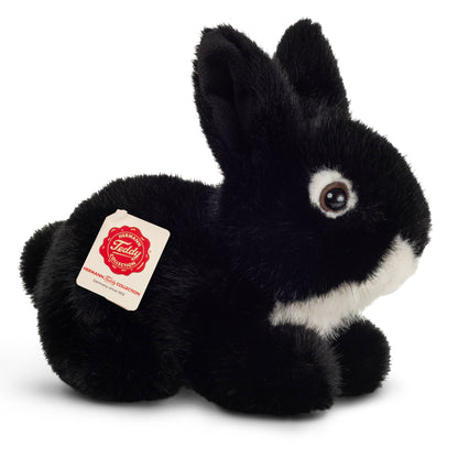 Peluche Lapin noir assis